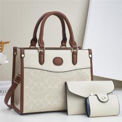 New wholesale women's bags set brand Ladies fashion High Quality PU leather luxury purses and handbags for women
