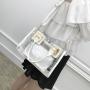 KBW262 2023 New Female Beach Bag Single Shoulder Handbag Crossbody Bag Transparent Jelly Trend Women's Bag