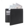 Full grain genuine leather bifold wallet RFID men wallets with customized logo