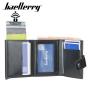 OEW008 Mens Slim Wallet with Aluminum Case RFID Blocking  Pop Up Credit Card Holder for Men with Gift Box Bank Card holder Case