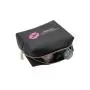 Custom Eco Saffiano PU leather Cosmetic Bag Small Zipper Pouch Travel Make Up Bag Organizer