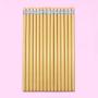 Pencil Wholesale Macaron Triangle Rod Head Painting Pen Learning Stationery HB Lime with Rubber Black Stationery Set Wood ZHE