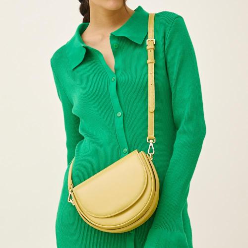 Professional Manufacturer Classic Fashion Womens Saddle Bags Premium Pu Leather Fully Custom Private Label Womens Crossbody Bags