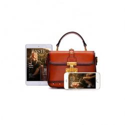 Custom Made New Style Women Crossbody Bag Genuine Leather Shoulder Bag Vintage Cowhide Ladies Women Satchel Casual Bags Handbags