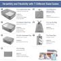 Wholesale Suitcase Storage Bags 7pcs Travel Luggage Organizer Packing Cubes Set with Shoe Bag and Toiletry Bag