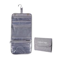 Custom Make Up Cosmetic Organizer Bag Eco Friendly Hanging Travel Toiletry Bag For Women And Men