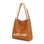 Custom Logo Newest Design Genuine Cowhide Leather Handbags Luxury Casual Fashion Ladies Women Hand Bucket Tote Shoulder Bags