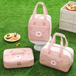 ZX050 Insulated Picnic Bag Lunch Tote Bags Bento Box Insulated Messenger Bags Camping Fresh Keeping Handbags For Work