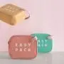 Gelory Small Waterproof Travel Mini Wash Bag Zip Pouch Kit Beauty PU Makeup Cosmetic Bag