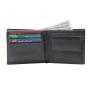 Rfid blocking trifold leather men wallet custom genuine leather cowhide big wallet