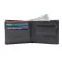 Rfid blocking trifold leather men wallet custom genuine leather cowhide big wallet