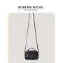 New hand-carrying box bag female small fresh mini lipstick messenger bag small fragrance rhombus box chain bag