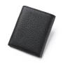 OEM184 Men Wallets Thin Name Engraving Genuine Leather MINI Men Purse ID Card Holder Classic High Quality Men Wallets