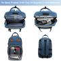 LOVEVOOK Hot Sale Waterproof Anti-Theft Travel Fashion Teenager's Bookbag School Casual Daypack Laptop Backpack with USB Port