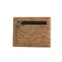 Natural cork slim wallet handmade men rfid blocking front pocket money clip cork wallet