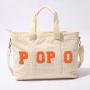 Beach Tote Bag 2022 New Design Shopping Bag Foldable Corduroy Tote Bag Custom With Letter Patches