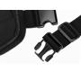 wholesale outdoor sport chest waist bum bag colorful portable double zipper nylon fanny pack belt bag with metal logo