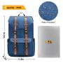 2022 LOVEVOOK  women men vintage school backpack with 15.6 laptop compartment bags/daypacks for business travel laptop backpacks