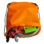 Gelory Polyester Drawstring Bags Solid Color Portable Sports Bag Outdoor Backpack Gym Drawstring Shoes Bag Clothes Backpacks