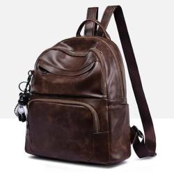 Popular Borsa A Main Durable Casual School Bag Pu Leather Women Bag Multicompartments Backpack  For Girls