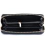 Cowhide Women Wallet Luxury Ladies Purse Pure Color Wallets Female Long Style Embossing Custom Wallet