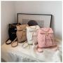 KBW523 Shoulder Bag 2023 New Fashion Embroidery Line Rhombus Backpack Dressy Texture High Quality Simple Backpack