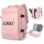 Custom 17 Inch Business Travel Backpack Bag Waterproof Polyester Women Oxford Multi Compartment Girl Laptop Backpack with Logo