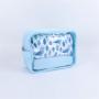 Keymay Hot Sale RTS Stock S M L XL 7 Colors Waterproof Clear Pvc Cosmetic Bag High Quality Makeup Bag Cosmetic Travel Wash Bags