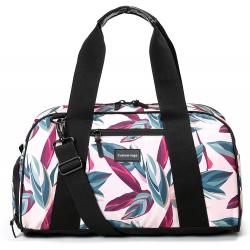 Gelory Women and Men Fitness Sport Small Gym Bag with Compartment Waterproof Travel Duffel Bag