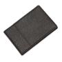 HF070 CUIKCA Men Wallet Purse PU Leather RFID Blocking Simple Wallet Stainless Steel Clip Money Clip ID Bank Credit Card Holders