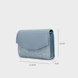 2024 New Arrival Wallet Fashion PU Leather Coin Purses Custom Logo Small Wallet Pouch For Women