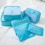 6 PCS Travel Storage Bag Set for Clothes Tidy Organizer Suitcase Pouch Travel Organizer Bag Case Shoes Packing Cube Bag