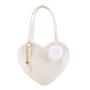 Custom ita bag heart shape ita backpack with printing convertible crossbody shoulder bag