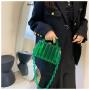 Fashion Ladies Designer Bags Elegant Women Clear Purse Crystal Acrylic Clutch Bag With Golden Lock Hasp Trendy Shoulder Handbag