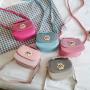 New arrival leather kid mini single crossbody bag fancy sequins little girl handbag
