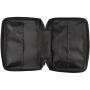 Black Canvas Bible Cover for Men and Women Large Zippered Case for Bible or Book