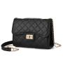 Custom logo women's new design chain shoulder bags pu leather 2024 new fashion crossbody bags ladies square bag