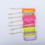 PVC Transparent Wallet Small Clear Card Holder Jelly Color Cute Clear Mini Wallet Coin Purses Boys Girl PVC Wallet Keychain