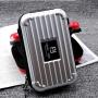 KBW721 Transparent Material Makeup Bag Fashionable Square Crossbody Shoulder Bag Mini Minimalist Portable Storage Bag
