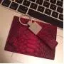 OEM ODM Customized High Quality Luxury guangzhou Factory Genuine Snake Skin Leather Card Holder ID Card Holder Samples