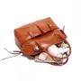 Retro oil wax soft PU leather high-capacity crossbody bags women's tote bag handbags