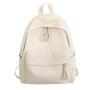 Large capacity soft leather minimalist and versatile backpack