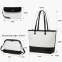 Lovevook Hot Selling Women's Purse Handbags Set for Women Office Hand Bags Ladies