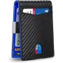 100% Real Genuine Leather wallets for men minimalist thin card holder small wallet money clip factory card bag purse