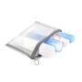 Gelory Mini Zipper Mesh Bag 5 Pieces Cosmetic Accessory Storage Bag Small Travel Kit Storage Bag