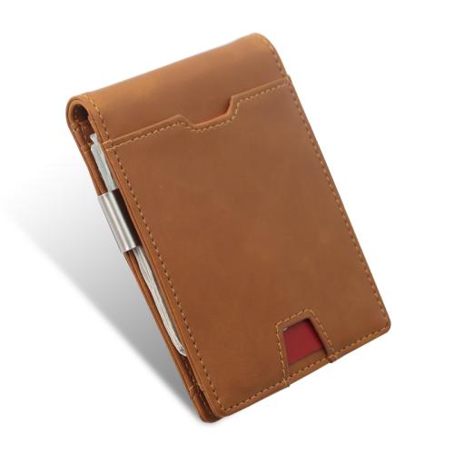 Minimalist Money Clip Wallet men bifold card holder money clip pu money clip wallets