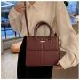 KBW636 Pure Colour New Casual Women Bag Fashion Indentation Handbag Ladies Single Shoulder Slanting Cross Square Bag