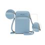 HR188 Fashion Ladies Mini Phone Storage Billfold Women's New One Shoulder Crossbody Small Bag PU Leather Key Coin Card Purse