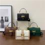 Handbag small women's bag 2024 new popular design fashion women's shoulder bag collision color crossbody small square bag