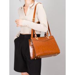 OEM1000 Women Handbag Sets Fashion Ladies Designer PU Leather Handbags Three-piece Sets Clutch Ladies Purses Tote with Wallets